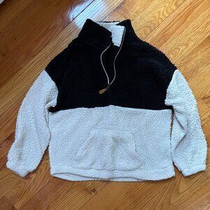 Poof New York Sherpa Fleece Half Zip